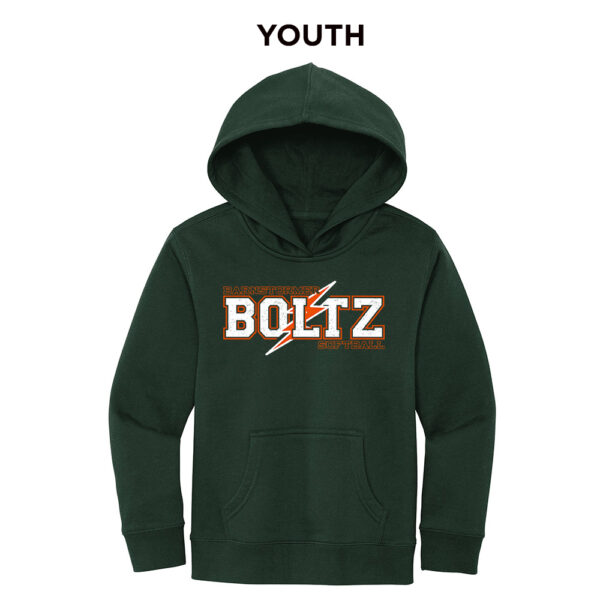 Barnstormer Boltz SB Rah-Rah District YOUTH V.I.T. Fleece Hoodie-Forest Green