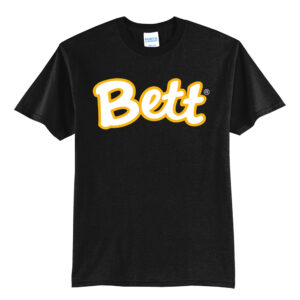Bett Unisex Basic Short Sleeve Tee-Black