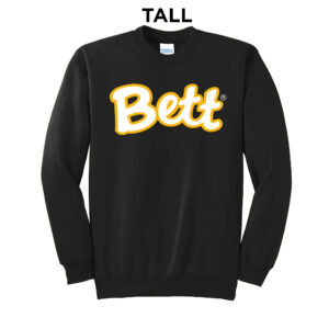 Bett Tall Fleece Crewneck Sweatshirt-Black
