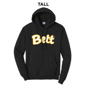 Bett Tall Fleece Hooded Sweatshirt-Black