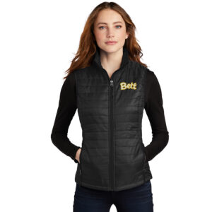 Bett Port Authority Ladies Packable Puffy Vest-Black