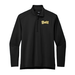 Bett Port Authority Men C-FREE Double Knit 1/4-Zip-Black
