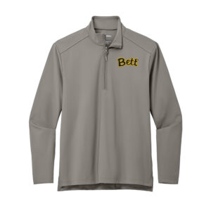 Bett Port Authority Men C-FREE Double Knit 1/4-Zip-Smoke Grey