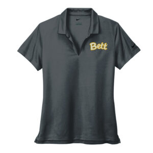 Bett Nike Ladies Dri-FIT Micro Pique 2.0 Polo-Anthracite