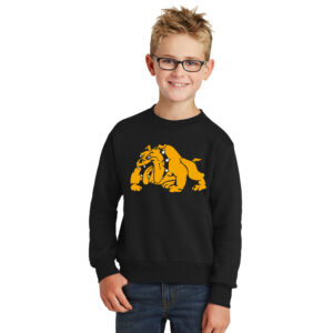 Bett Youth Fleece Crewneck Sweatshirt-Black