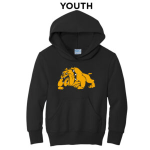 Bett Youth Fleece Hooded Sweatshirt-Black