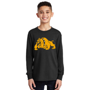 Bett Youth Cotton Long Sleeve Tee-Black