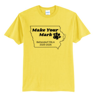 Bett Unisex Short Sleeve Tee-Yellow