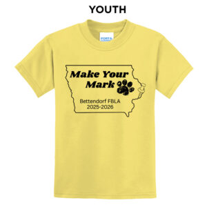 Bett Youth Short Sleeve Tee-Yellow