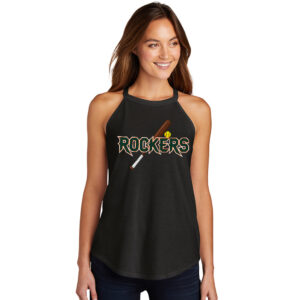 Barnstormer Rockers Women Perfect Triblend Rocker Tank-Black