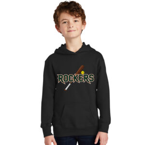 Barnstormer Rockers Youth Fan Favorite Fleece Hooded Sweatshirt-Black
