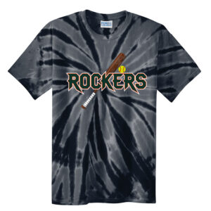 Barnstormer Rockers Unisex Essential Tie-Dye Tee-Black