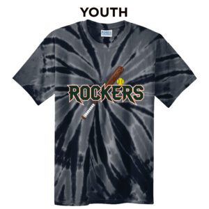 Barnstormer Rockers Youth Essential Tie-Dye Tee-Black