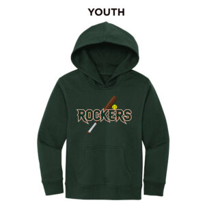Barnstormer Rockers Rah-Rah District YOUTH V.I.T. Fleece Hoodie-Forest Green