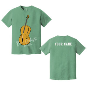 Boone Orchestra Unisex Comfort Colors Pigment Dyed Short Sleeve Shirt-Light Green