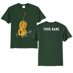 Boone Orchestra Unisex Short Sleeve Tee-Dark Green