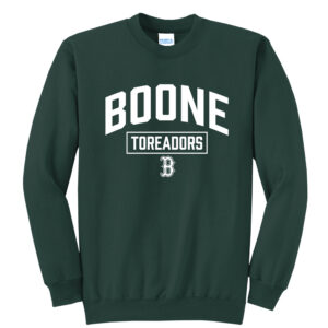Toreadors Unisex Core Fleece Crewneck Sweatshirt-Dark Green