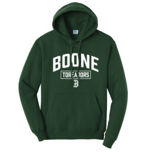 Toreadors Unisex Fleece Hooded Sweatshirt-Dark Green