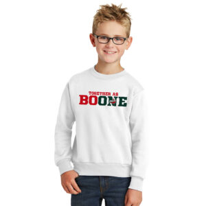 Toreadors Youth Fleece Crewneck Sweatshirt-White