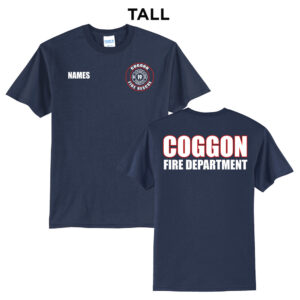 Coggan Fire Tall Short Sleeve Tee-navy