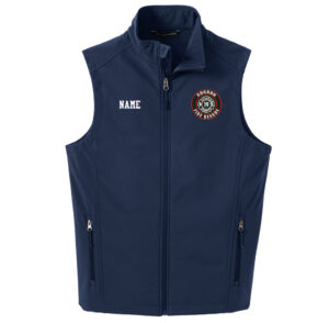 Coggan Fire Port Authority Core Soft Shell Vest Men-Dress Blue Navy