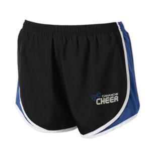 Camanche Cheer Sport Tek Ladies Cadence Short-Black/Royal