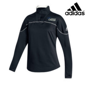 Camanche Cheer Adidas Women’s Stadium 1/4 snap pullover – Black (S, L, 2x)