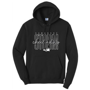 Camanche Cheer Unisex Basic Hooded Sweatshirt-Black