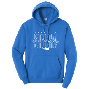 Camanche Cheer Unisex Basic Hooded Sweatshirt-Royal