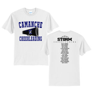 Camanche Cheer Unisex Basic Short Sleeve Tee-White