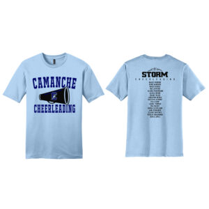 Camanche Cheer Unisex Premium Short Sleeve Tee-Ice Blue
