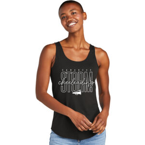 Camanche Cheer District Women’s Perfect Tri Relaxed Tank-Black