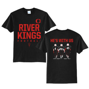 CMS Kings Football Unisex Short Sleeve Tee-Black