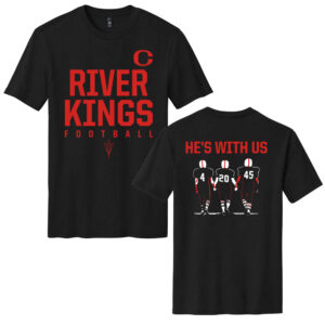 CMS Kings Football Unisex Perfect Blend Crew Tee-Black