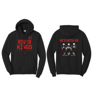 CMS Kings Football Unisex Fleece Hooded Sweatshirt-Black