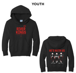 CMS Kings Football Youth Fleece Hooded Sweatshirt-Black