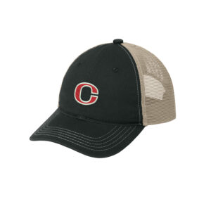 Clinton District Super Soft Mesh Cap-Black/Khaki