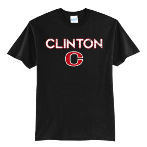 Clinton Unisex Short Sleeve Tee-Black