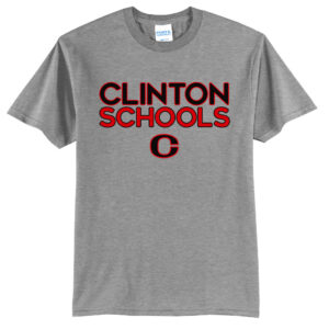 Clinton Unisex Short Sleeve Tee-Athletic Heather