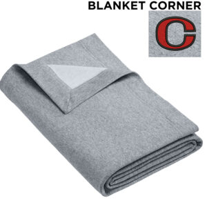 Clinton Gildan Heavy Blend Fleece Stadium Blanket  50 x 60-Sport Grey