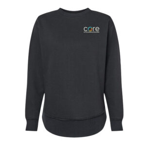 Core Plastech LAT Women’s Weekend Fleece Crewneck Sweatshirt-Black