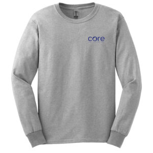 Core Plastech Unisex Basic Long Sleeve Cotton Tee-Ash
