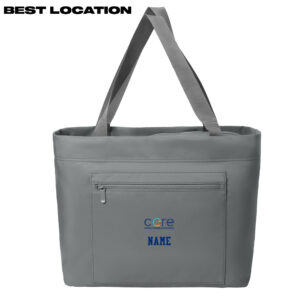 Core Plastech Port Authority Matte Carryall Tote-Storm Grey