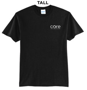 Core Plastech Tall Short Sleeve Tee-Black
