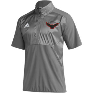 Adidas Men ICON Short Sleeve Hoodie-Grey Heather