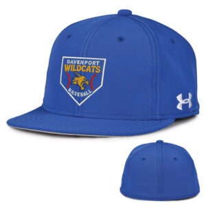 DW 10u Baseball Under Armour Resistor Performance Cap-Royal