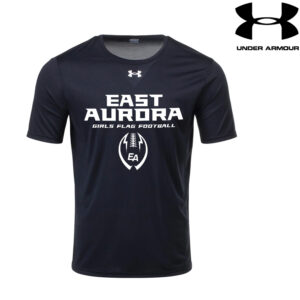 EA Girls Flag Football Under Armour short sleeve Men’s Team Tech Tee-Black