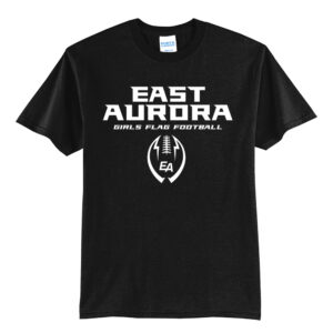 EA Girls Flag Football Unisex Short Sleeve Tee-Black