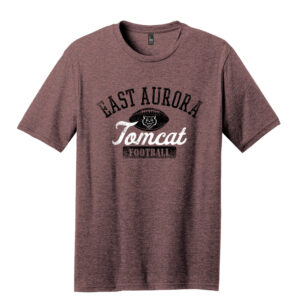 EA Football District Made Mens Perfect Blend Crew Tee-Rose Fleck