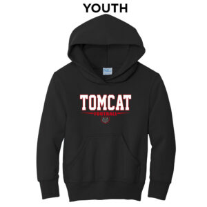 EA Football Youth Fleece Hooded Sweatshirt-Black